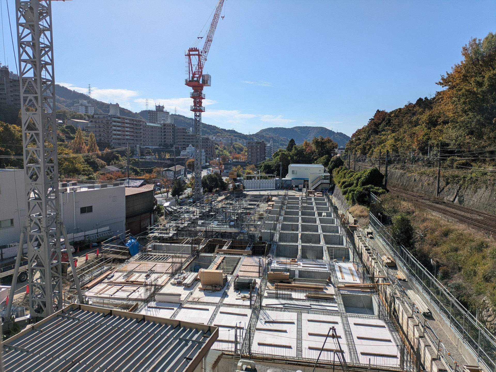 基礎に「蓋」！建物内部の形が見え始めました